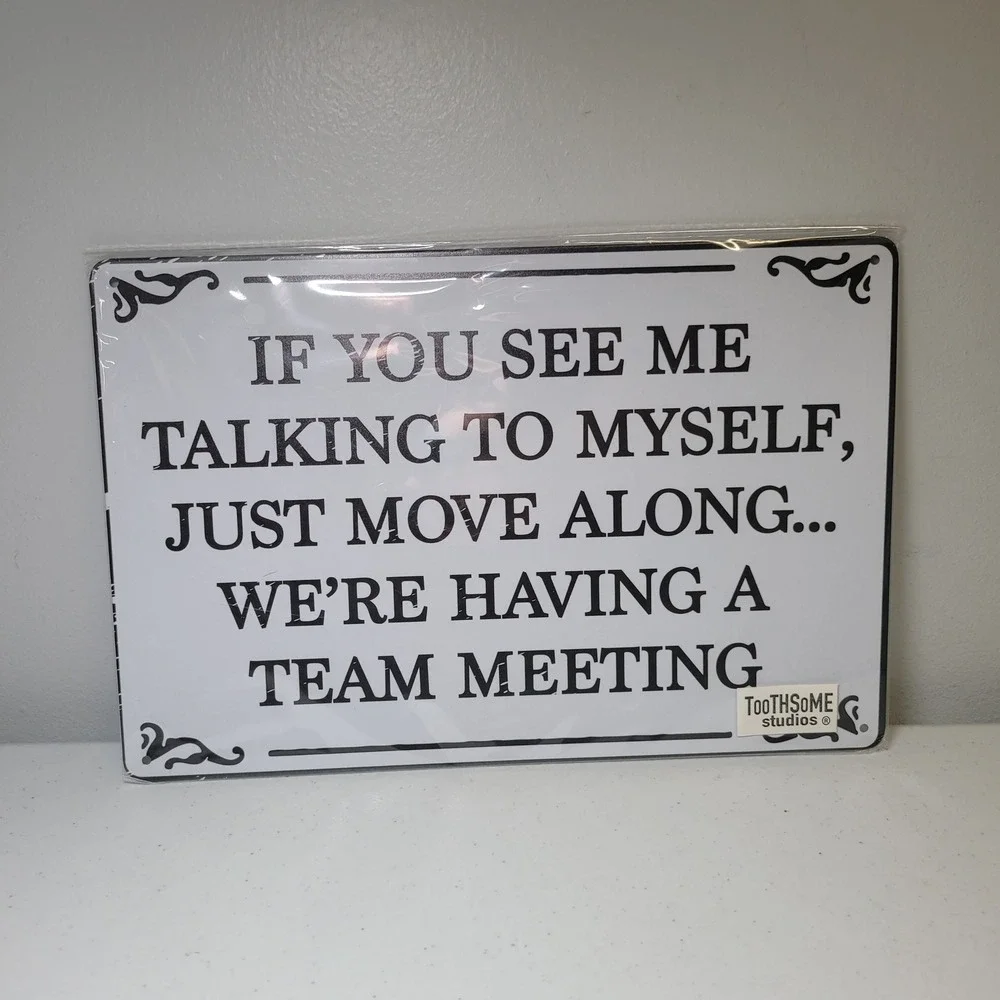 12x8 Work From Home Sign Entrepreneur Self Employed‎ Office Gift
